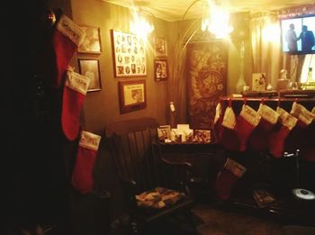 Interior of store
