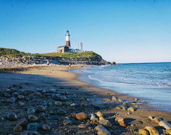 Lighthouse on beach