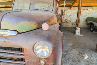 Old rusty car