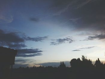 Low angle view of cloudy sky