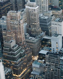 High angle view of cityscape