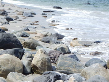 Rocks at beach