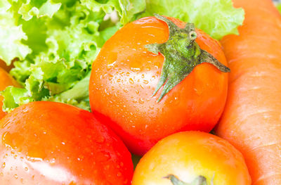 Close-up of oranges in water