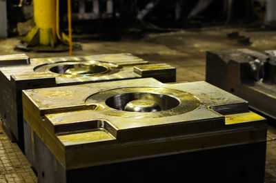 Close-up of machine part