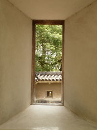 Interior of empty building