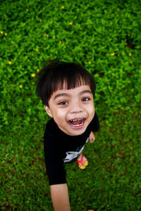 Portrait of a smiling boy