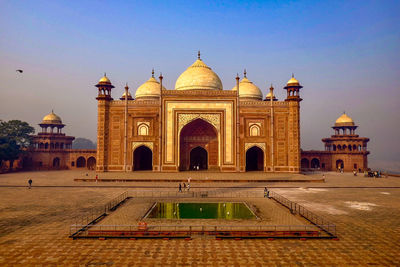 View of cathedral against clear sky