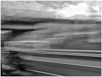 Road against cloudy sky