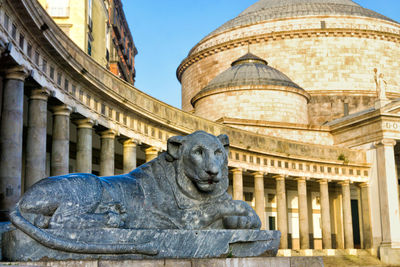 Low angle view of statue