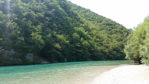 Scenic view of lake