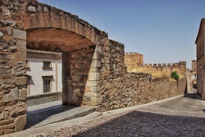 View of historic building against sky