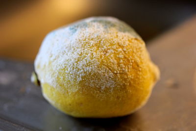 Close-up of bread on table