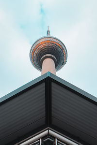 Low angle view of building against sky