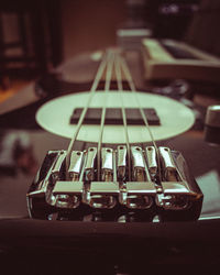 Close-up of guitar