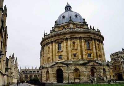 Low angle view of historic building against sky