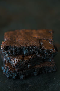 Close-up of chocolate cake