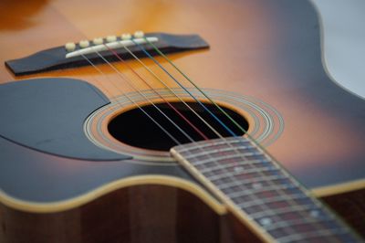 Close-up of guitar