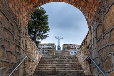 Low angle view of staircase