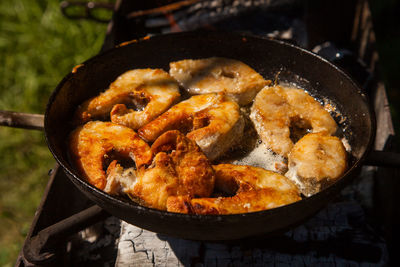 Close-up of food in container