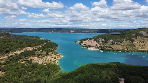 Beautiful lake in france