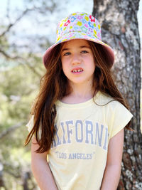 Portrait of young woman