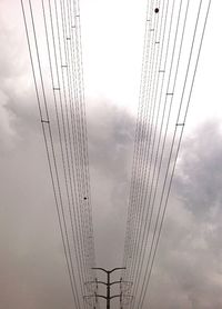 Low angle view of cloudy sky