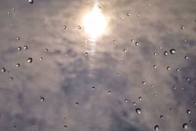 Reflection of clouds in water