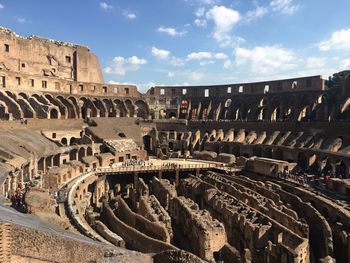 Coliseum against sky