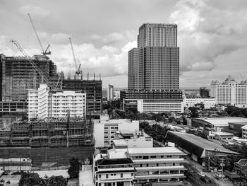 Cityscape against sky