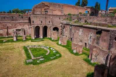 Old ruins of building