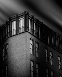 Low angle view of building against sky