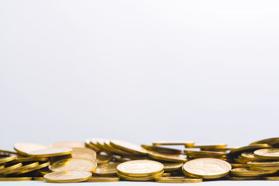 Close-up of coins