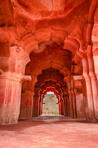 Archway of historical building