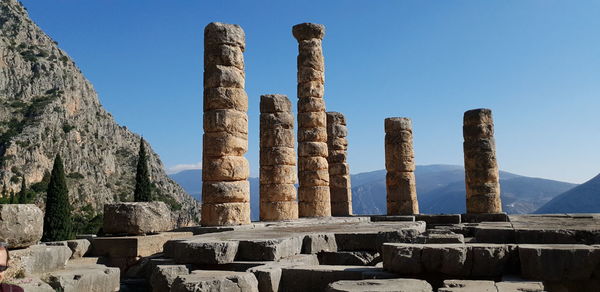 Old ruins against sky