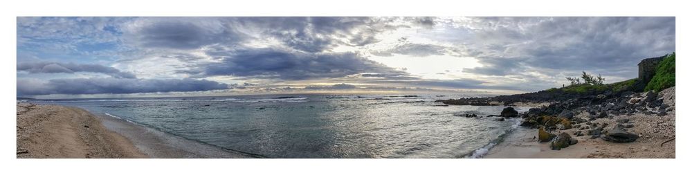 Panoramic view of sea against sky