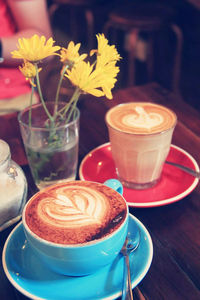 Close-up of coffee cup