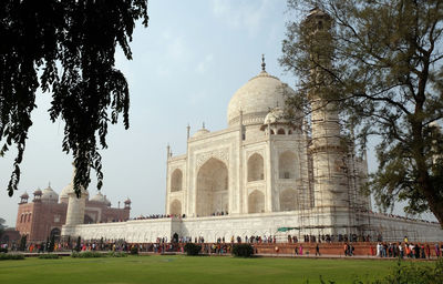 Taj mahal, crown of palaces in agra, uttar pradesh, india