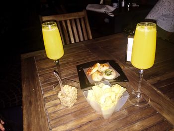 Close-up of drink on table
