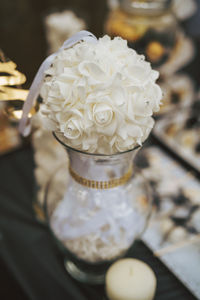Close-up of white rose