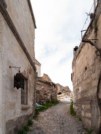 Low angle view of historic building against sky