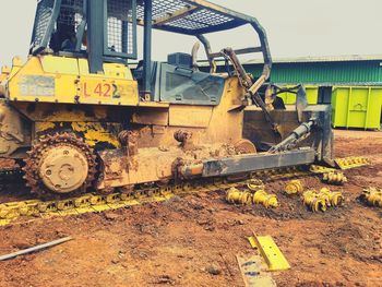 View of construction site