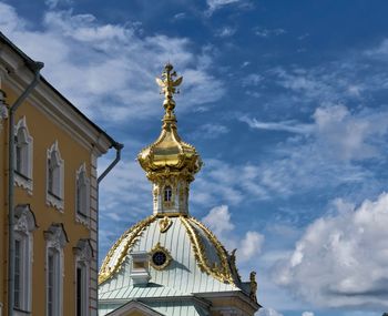 Peterhof, church against sky
