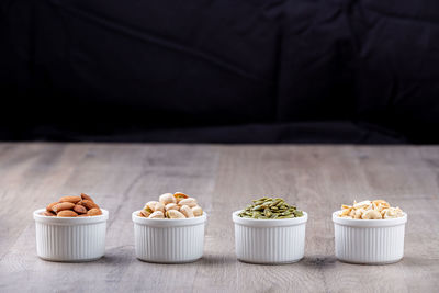 Close-up of food on table