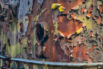 Full frame shot of rusty metal