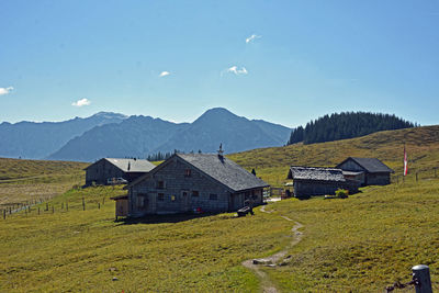 The postalm is an alpine pasture in the municipality of strobl in the province of salzburg