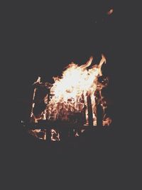 Bonfire at night