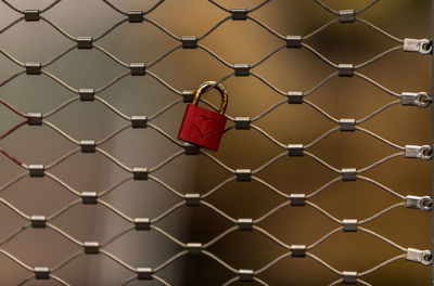 Close-up of chainlink fence