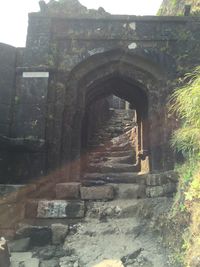 Entrance of old building