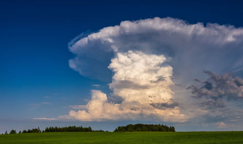 Panoramic view of landscape against sky