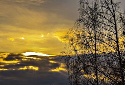 Scenic view of sunset sky